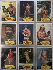 1985 Topps WWF Complete Set (1-66) With Pages Hulk Hogan RC WWE Pro Wrestling picture