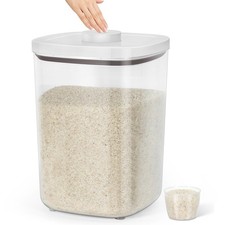 TBMax Large Flour Storage Container 10.56 Qt, 20 Lbs Rice Container with Pop ... picture