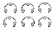 (6 PC) E-CLIP SUBSTITUTE FOR ABU GARCIA # 4490, 8846, 975300 / PARTS / REPAIR picture