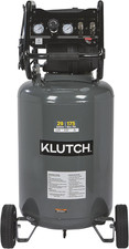 Klutch 29-Gallon Air Compressor, 2.5 HP, 120 Volts, 175 PSI picture