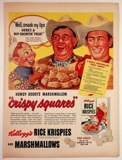 Howdy Doody Kellogg's Rice Krispies Treats Ad Andy Devine Guy Madison picture