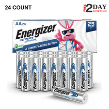 24 Count Energizer Ultimate Lithium AA Batteries1.5V Long Lasting Batteries picture