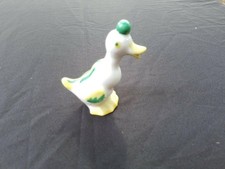 Vintage Porcelain Japanese Duck Yellow, Green, And White picture