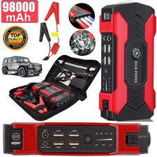 100000mAh Car Jump Starter Booster Jumper Box Power Bank Battery Charger US picture