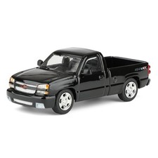 1/64 2006 Chevrolet Silverado SS Single Cab Pickup Truck Black, PARA64 55831 picture
