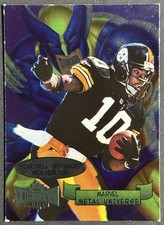 Kordell Stewart 1997 Marvel Metal Universe Wolverine #12 Pittsburgh Steelers picture