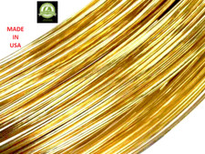 Best 24K Solid Gold Round Jewelry Wire Half Hard 12-24 Gauge Fine .999 Purity picture
