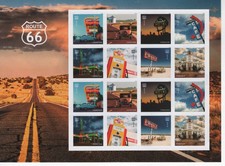 2026 USPS Route 66 Forever Postage Stamps -MNH- Sheet of 16*5= 80 PCS picture