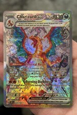 Charizard ex 223/197 Obsidian Flames Holo Textured *Fan Art* picture