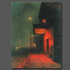 MacKenzie Reynolds Glow Noir Original Canvas Signed 30x40 picture