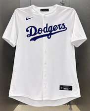 Nike Los Angeles Dodgers MLB Baseball Button-Up Jersey White/Blue XL  Large picture