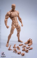 FMW001-Y: Wind Toys 1/12 Super Articulated Action figure Body - Yellow/Tan picture
