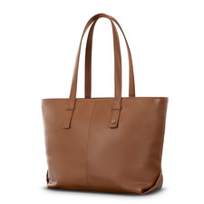 NEW Samsonite Mobile Solution 2 Leather Tote - Cognac picture