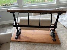 Antique General Store Butcher Paper Roll Holder Industrial Countertop Dispenser picture
