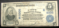 1902 $5 CITY NATIONAL BANK GLOVERSVILLE NEWYORK E9305 #63480 picture