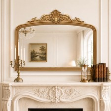 Besdomus Gold Antique Arched Mirror: 40