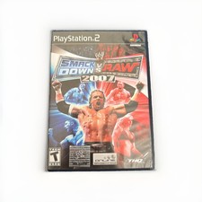 WWE SmackDown vs. Raw 2007 (PlayStation 2, 2006) PS2 CIB COMPLETE Black Label picture
