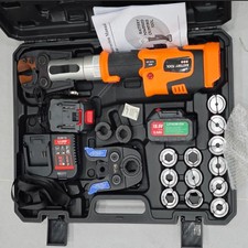 Pro Press Tool Pipe Crimping Kit Press Tool Battery Kit Fit 1/2