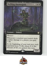 DEFILING DAEMOGOTH (EXTENDED ART) COMMANDER: SECRETS OF STRIXHAVEN MTG NM/M picture