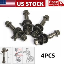 4Pcs 14mm Auto Car Four Wheel Alignment Cam Bolts Adjustable Camber Bolts Steel picture