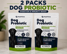 2 Pack Dog Probiotic 120 Tablets Digestive & Immune Support Healthy Digestion picture