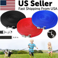 Dog Leash Long Obedience Recall Foot Feet Training Lead 6/15/23/33/50/100 FT picture