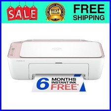 HP DeskJet 2942 Wireless All-in-One Inkjet Printer Pale Rose Fast Ship USA picture