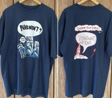 90s Pavement band 2 sided navy Short Sleeve Unisex T shirt TU210 picture