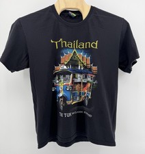 Vintage 90s Joligolf Thailand Tuk Tuk Taxi Thai Classic City T Shirt Size XL picture