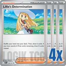 4x Lillie's Determination 192/217  x4 - Ascended Heroes - Pokemon TCG - Playset picture
