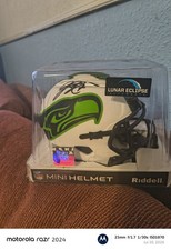 Geno Smith Signed Seattle Seahawks Lunar Eclipse Mini Helmet JSA Witness Players picture