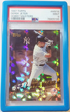 DEREK JETER 1997 TOPPS HOBBY MASTERS INSERT FOIL PSA 9💎 N.Y YANKEES LOW POP 🔥 picture