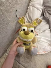 FNAF Spring Bonnie Plush Toy Five Nights at Freddy's Yellow Rabbit Stuffed Anima picture