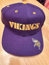 NWT VTG Minnesota Vikings Hat Fitted 7 1/8