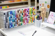 Copic Sketch Marker Pen 358 All Complete Set with Handmade Acrylic Display Stand picture