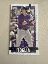 2023 Topps Ripped Mini Michael Toglia RC Rockies 1/1 RARE picture