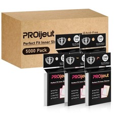 5000 Pack Card Sleeves Clear, Perfect Fit Inner Sleeves Ideal for Double-slee... picture