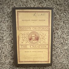 Vintage Novello’s  Edition Haydn’s The Creation Oratorio + 1948 Perth Program picture