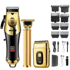 T9 Vintage Hair Clipper Beard Trimmer Rechargeable Grooming Kit with Nose Trimme picture
