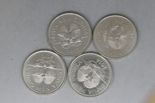 PNG - Papua New Guinea - 10 Toea Coins * 4 - 2005, 2010, 2014, 2017 - EF picture