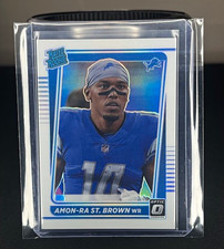 2021 Panini Donruss Optic Amon-Ra St. Brown Rated Rookie Image Variation picture