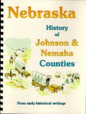 NE Johnson & Nemaha County Nebraska 1882 history genealogy Tecumseh WPA new RP picture