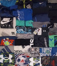 Awesome  Boys Size Medium Athletic Clothing Lot Of 33 Pieces picture