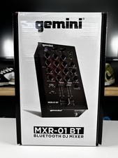 Gemini Audio Equipment MXR-01BT 2-Channel Professional Mixers Bluetooth Input DJ picture