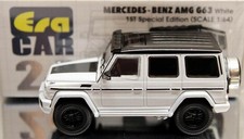 MERCEDES AMG G63 LB WORKS WAGON WHITE 1/64 DIECAST MODEL BY ERA CAR MB204X4SP27 picture