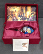 2012 Ne’ Qwa Art Wine Bottle Stopper Christmas Frosty Magic Susan Winget Artist picture