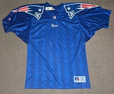 NWT Vtg New England Patriots Russell Blank Authentic NFL Football Jersey 44 picture