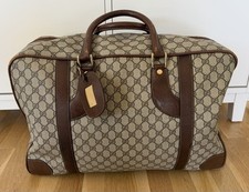 Vintage GUCCI GG Supreme Monogram - Weekender Bag - Boston Suitcase - 1970s picture