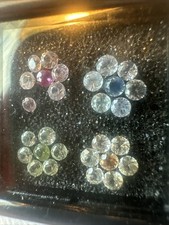 Faceted Madagascar Sapphire - Round Quad Color Lot 2.08 tcw - 2.5mm - Untreated picture