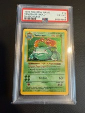 Venusaur 015/102 Base Set (Shadowless) Holo PSA 6 picture
